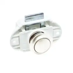 Nickel-Druckknopfverschluss in weißer Box