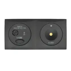 cbe 12v alarm. lpg and sleeping gas gray bmtg