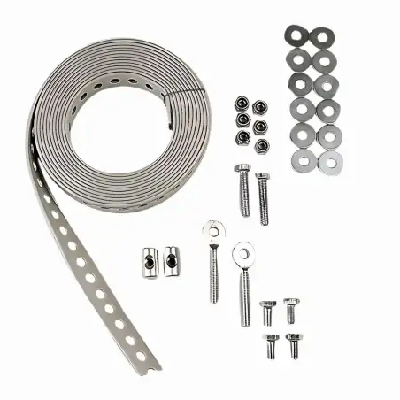 Kit de fixação de tanque com cinta de 4,5m até 150kg