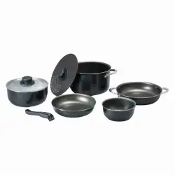 Set pentole Nera in alluminio 22