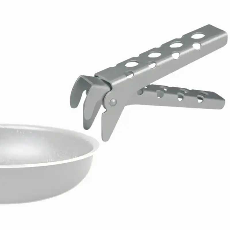 Camping pan clamp handle