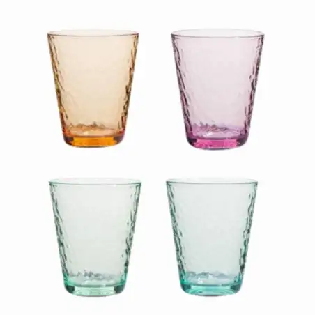 Set mit 4 Vintage-Brunner-Gläsern