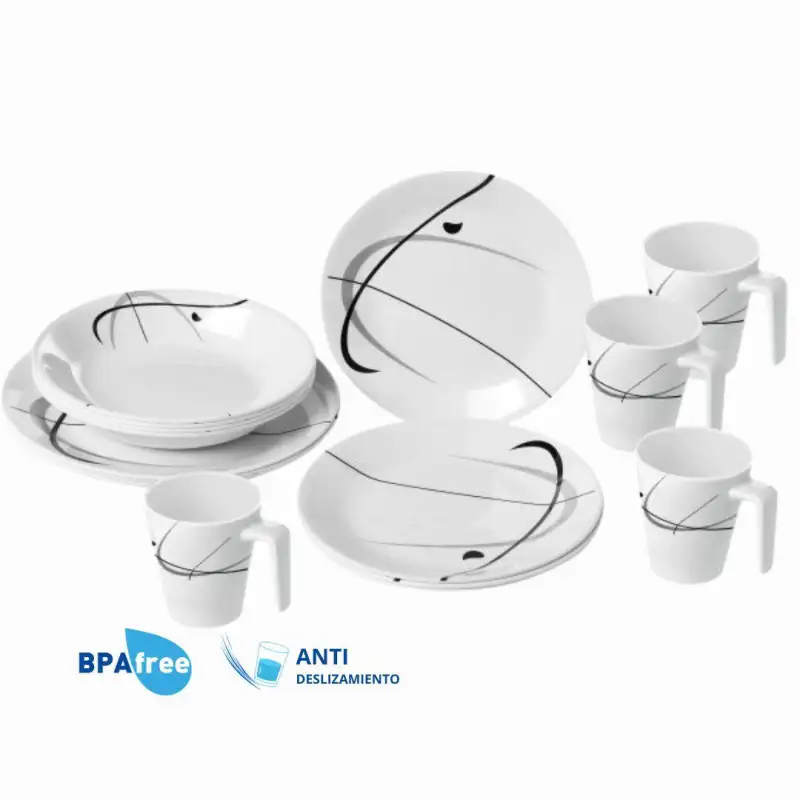 Serenade brunner tableware 16 pieces