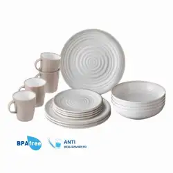 Savannah Brunner tableware 16 pieces