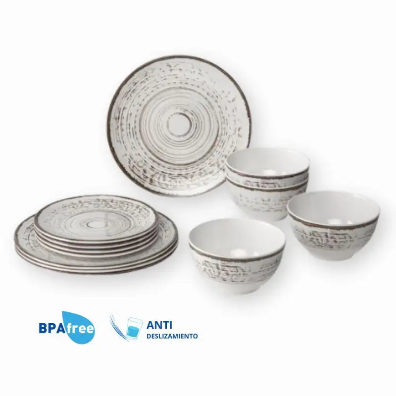 Kassandra Brunner dinnerware 12 pieces