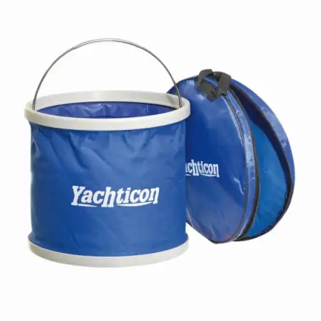 Blue PVC waterproof folding bucket