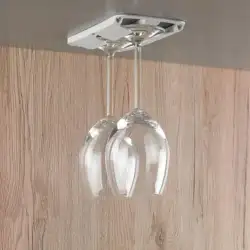 Soporte copas vino colgadas