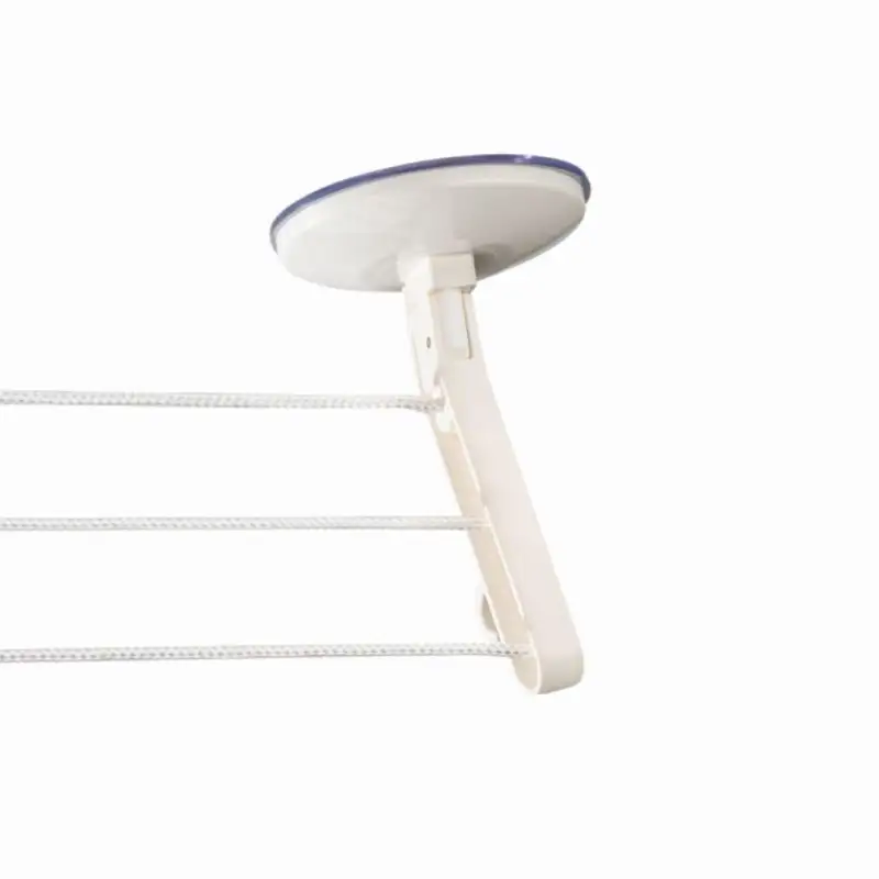3 rope suction cup clothesline