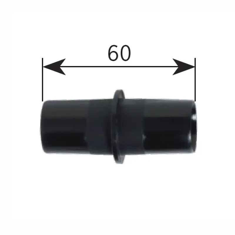 Plastic tube connection 60mm or 22mm