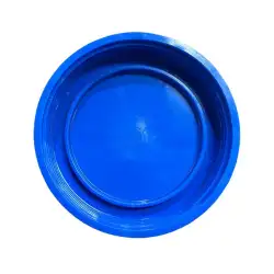 Blue female tank cap - Ø 140 mm thread