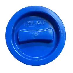 Blauer Tankdeckel mit Außengewinde - Ø 120 mm Gewinde