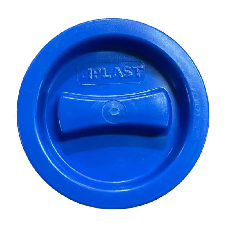 Blue male tank cap - Ø 120 mm thread