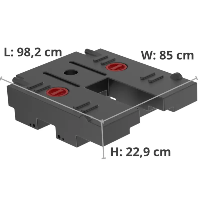Deposito chasis aguas sucias 100 l - ducato/jumper/boxer (todos 2018-)