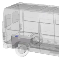 Right wheel deposit. 112l - ducato/jumper/boxer/sprinter/transit/master