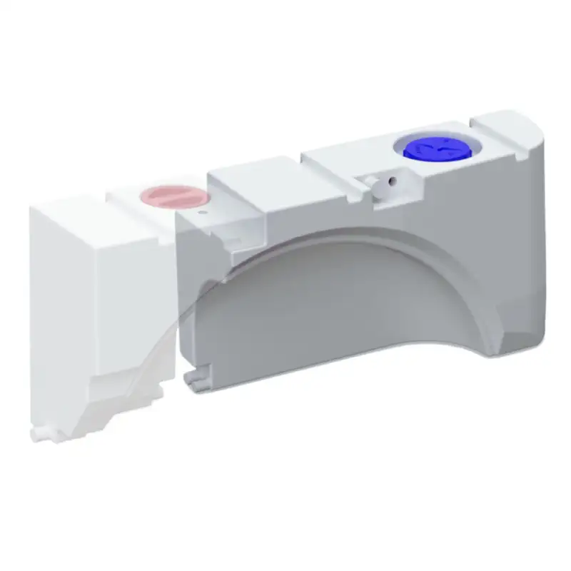 Deposito rueda izq. 65l para vw-t6/transit cust. - conectable a 161888