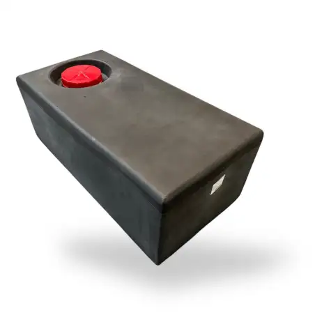 Dirty water tank 90 l - 80x40x30 cm - male thread