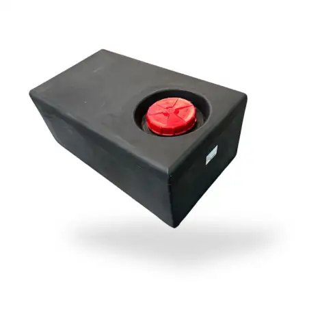 Tanque de água suja 70 l - 70x40x30 cm - rosca macho