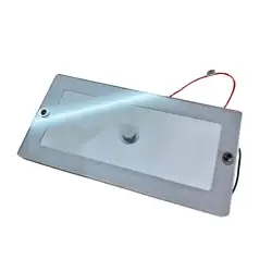 Plafon rectangular led 6,5w 12v dc+t/s 3.000k