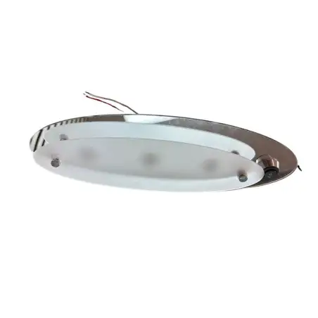 Oval LED ceiling light 3 x 3w