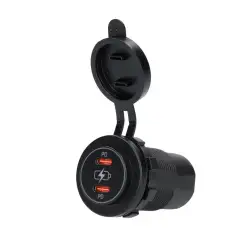 Integriertes Doppel-USB-C-Ladegerät