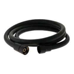 Black PVC shower hose 1.5m 1/2-1/2