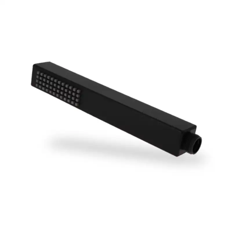 Valeria straight matte black shower head