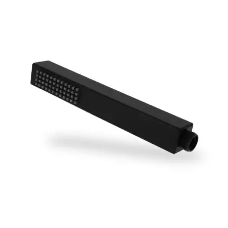 Valeria straight matte black shower head