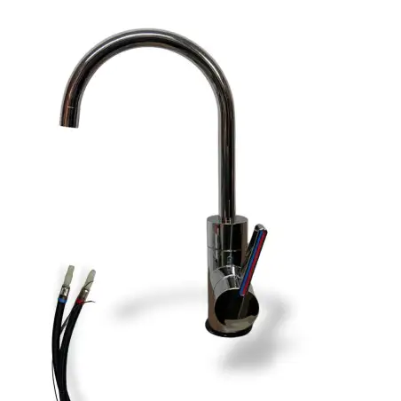 Lucca chrome single-lever metal mixer tap