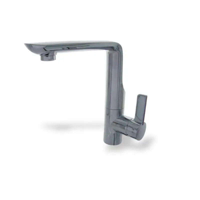 Torneira misturadora monocromática Modena 160mm branco cromado