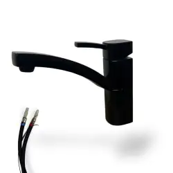 Rubinetto miscelatore monocomando Capri 160mm nero