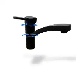 Torneira misturadora monocomando Capri 160 mm preta