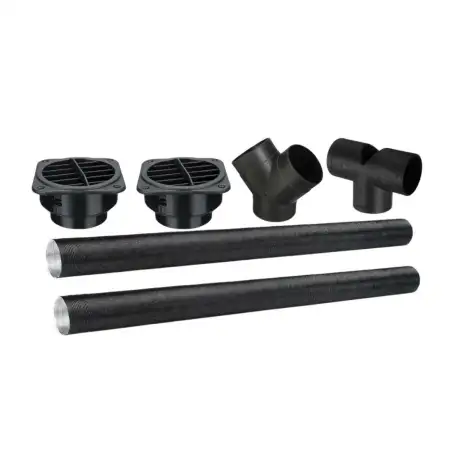 Tube, outlet and elbow kit for 2kw Nordkapp diesel heaters