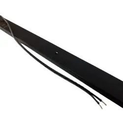 Conector de holofote de trilho preto de 700 mm/carregador USB