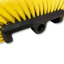 Cleaning brush with side bristles without handle