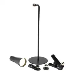 Multiposition black magnet light c. 4000k battery