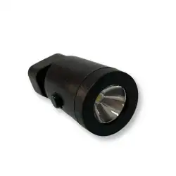 Holofote ferroviário preto