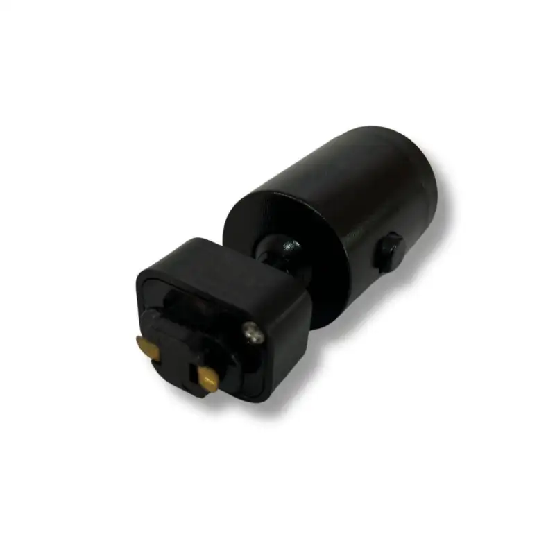 Holofote ferroviário preto