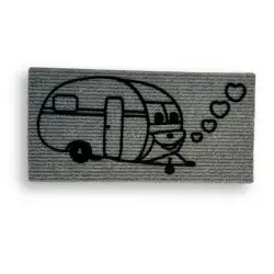 Alfombra derby flock 25 x 50 cm caravana