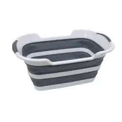 Cesta dobrável de silicone