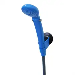 Portable shower with switch and pump