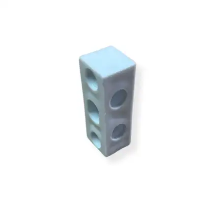 White 4-hole dowel