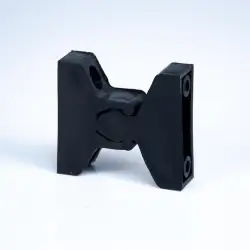 Black fork door retainer