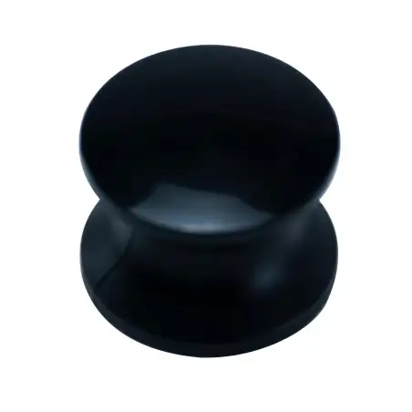 Bottone filettato nero