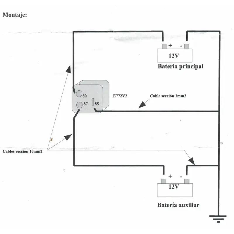 Rele repartidor de carga inteligente e772 - v2 euro 6
