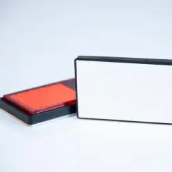 Reflectante rectangular 80 x 35 mm. rojo