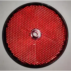 Reflectante circular rojo Ø 85