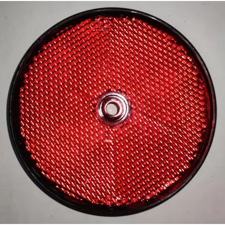 Reflectante circular rojo Ø 85
