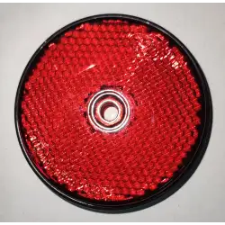Refletor circular vermelho Ø 60