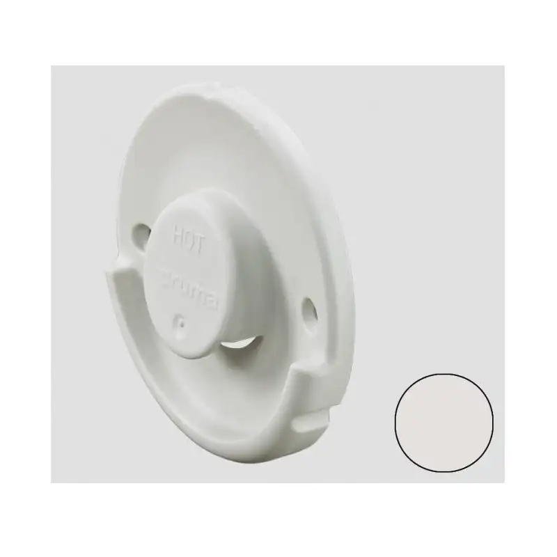 Tapa toma/ salida aire evac. lateral e2400/boiler bgf blanca