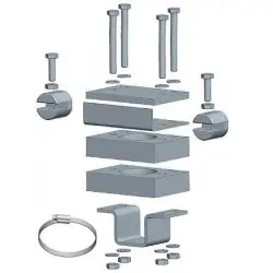 Kit de montagem curto move truma xt / xt2 / xt4 / sx